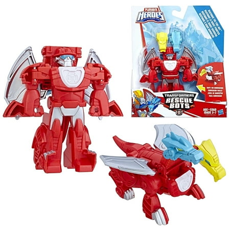 HeatWave The Fire-Bot to Dragon Rescue Heroes Transformer