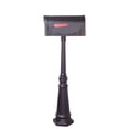 thumbnail image 3 of Outdoor Letter Holder Floral Curbside Mailbox, Locking Insert and Tacoma Mailbox Post, 3 of 7