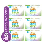 Sun and Earth Fabric Sheets - Lavender - Case of 6 - 80 count