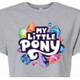thumbnail image 3 of My Little Pony - New Gen Crystals Logo - Junior's Cropped Tee, 3 of 5