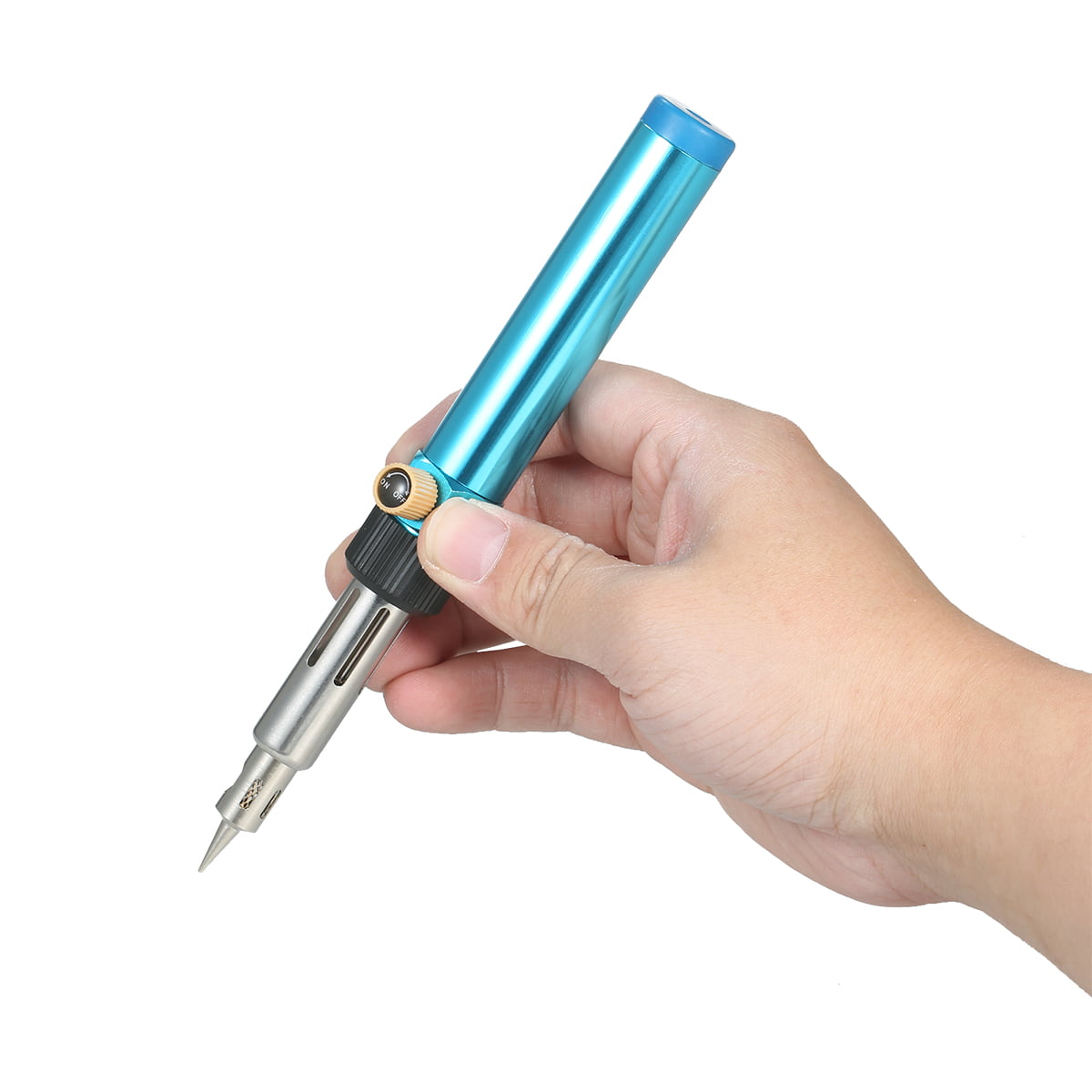 Blue Portable Butane Gas Blow Torch Soldering Iron Pen Yosoo Health Gear Cordless Soldering Iron 1300℃ 
