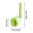 thumbnail image 2 of 2025 New Pet Bath Brush - TPR Silicone Dog/Cat Grooming Brush, Shampoo Dispensing Handle, Soft Massage, for Short/Long Haired Pets, 2 of 5