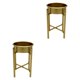 thumbnail image 3 of 2 portavelas de metal para decoración de mesa, elegante y decorativo. Oro, 3 of 9