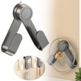 thumbnail image 2 of BMYJ Suction Cup Pot Lid Rack, Versatile Wall-Mounted Pot Lid Organizer for Cabinets, Adjustable Design with Strong Suction Cups and Multifunctional Hooks for Cutting Boards, Pans and Lids, 2 of 6