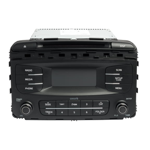 Restored 2016-18 Kia Sorento AM FM Radio SiriusXM Single Disc CD MP3 Player 96170-C6000WK (Refurbished)