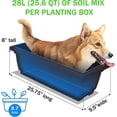 thumbnail image 2 of Outland Living 4 Packs 26.5 Inches Outdoor and Indoor Rectangle Plastic Planter Box Perfect for Herbs Succulents Vegetables and Flowers, 2 of 5