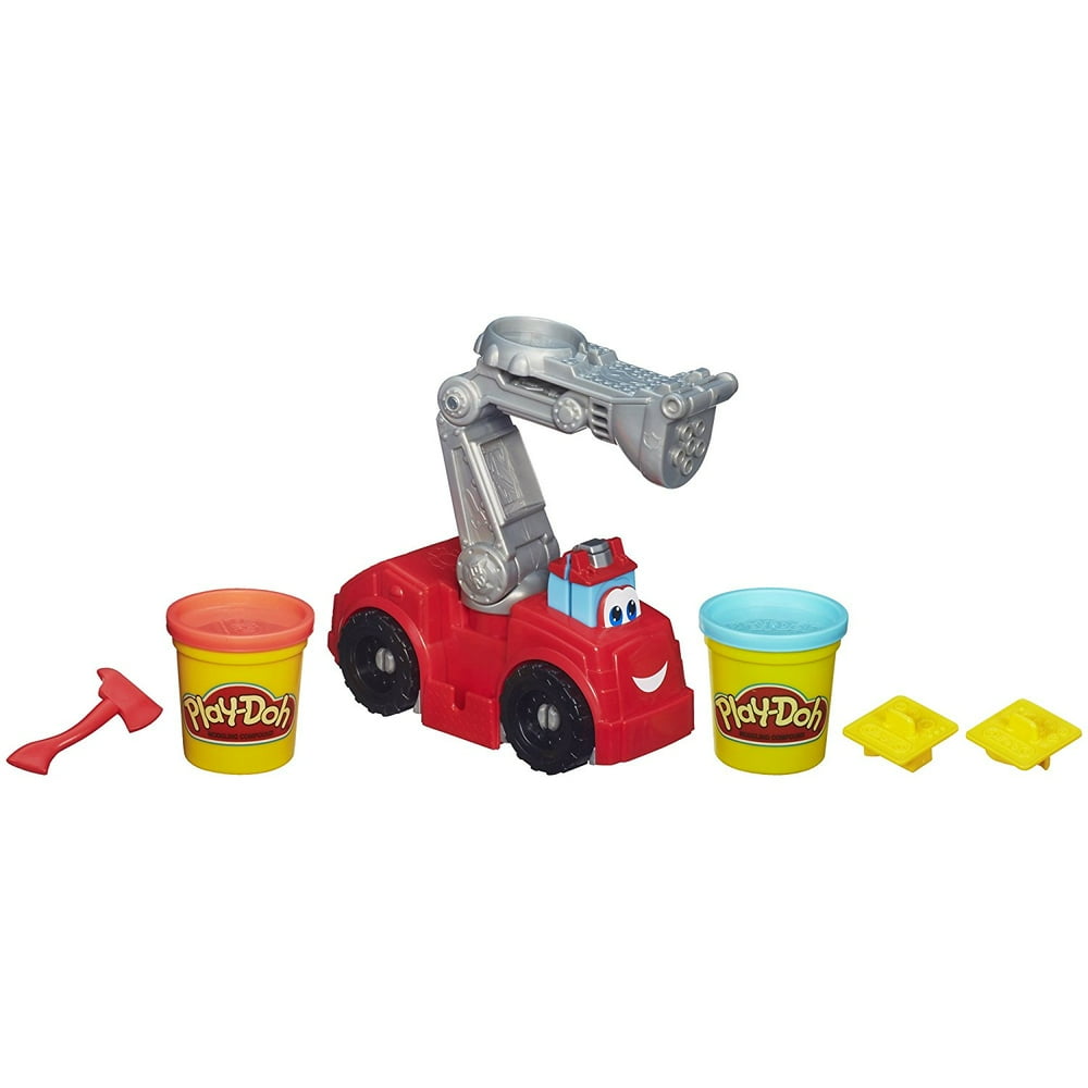 PlayDoh Diggin' Rigs Boomer the Fire Truck, High quality toys for