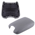 thumbnail image 3 of Armrest Cover  Armrest Lid  Console Lid Cover Artificial Leather Armrest Center Console Lid Cover For   2008-2012 Gray, 3 of 7