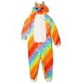 thumbnail image 3 of Ragstock Rainbow Stripe Unicorn Onesie, 3 of 4