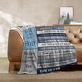 thumbnail image 4 of Gifts for Dad from Daughter to My Dad Blanket Best Gift for Fathers Day Birthday Christmas Valentines Day Bday Present Idea for Father Husband Men Him Healing Thoughts Throw Blanket 50x60 Inch, 4 of 7