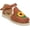 Brown, variant on The Western Shops Mexican Leather Women’s Huarache Sunflower Sandals
