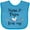 Turquoise, variant on Inktastic Nana and Papa Love Me Heart Grandchild Boys or Girls Baby Bib