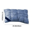 thumbnail image 4 of Shredded Memory Foam Pillow, Adjustable Loft Pillow, Washable Cooling Bed Pillow for Back and Side Sleepers, Hotel Quality, Breathable Polyester Cover, 4 of 6