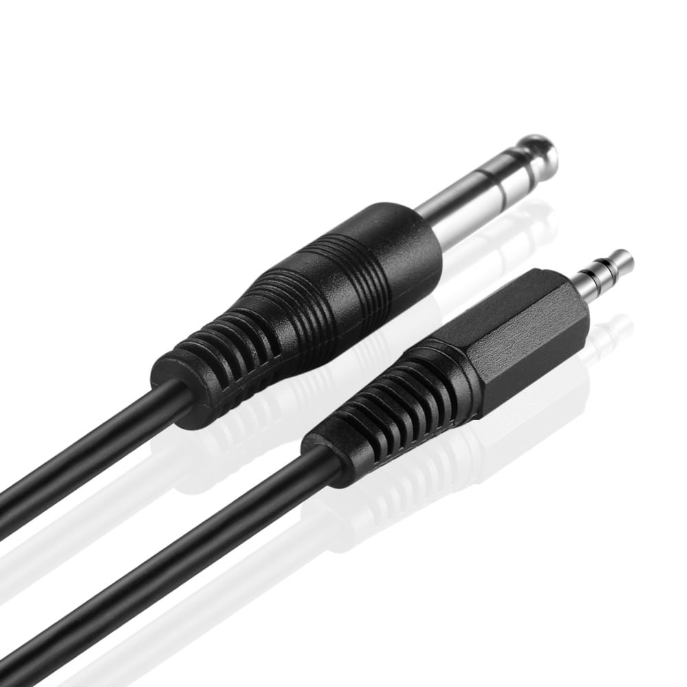 6.35mm 1/4 to 3.5mm 1/8 Cable Adapter (3FT) - Male to Male TRS