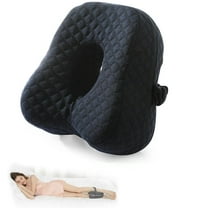 Leg Pillow, Knee Pillow for Side Sleepers, Butterfly Hollow Design Aligns, Knee Cushion for Sleeping,Suitable for Relieving Leg, Back, Knee Pain,Navy