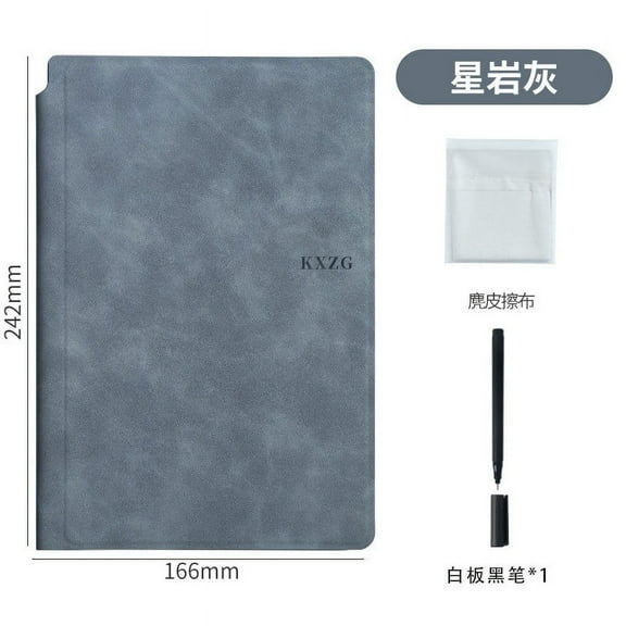 Reusable Whiteboard Notebook, Wipeable Notebook, A5 Dry Erase Notebook, Reusable Writing Notebook, Whiteboard Notepad With Pen, Portable Whiteboard Book, Reusable Planner Notebook