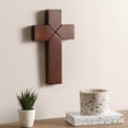 thumbnail image 1 of Adorno de Pared Cruz Vianney duradera café, 1 of 4