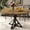 Brown, variant on TROPOW 47 Inch Round Dining Table for 4, Farmhouse Kitchen Table with Sturdy Metal Base, Circle Wood Table for Dining Room, Living Room & Apartment