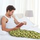 thumbnail image 5 of Balery Avocado Pantalones de pijama para hombre, pijama ultraligero, pantalón de descanso-Medium, 5 of 6