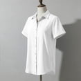 thumbnail image 6 of Blczomt Button Down Tops for Women Trendy White Lightweight Summer Blouse Casual Quick Dry 2026,M, 6 of 9