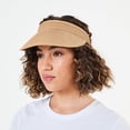 thumbnail image 2 of LinYooLi Straw Visor Hats for Womens Visor Sun Hat Summer Sun Protection Beach Caps Wide Brim Hat Outdoor Teens, 2 of 9
