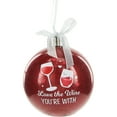 thumbnail image 4 of Pavilion Gift Company - The Wine You're With - 4" Ornament with Unisex Holiday Socks, 4 of 9