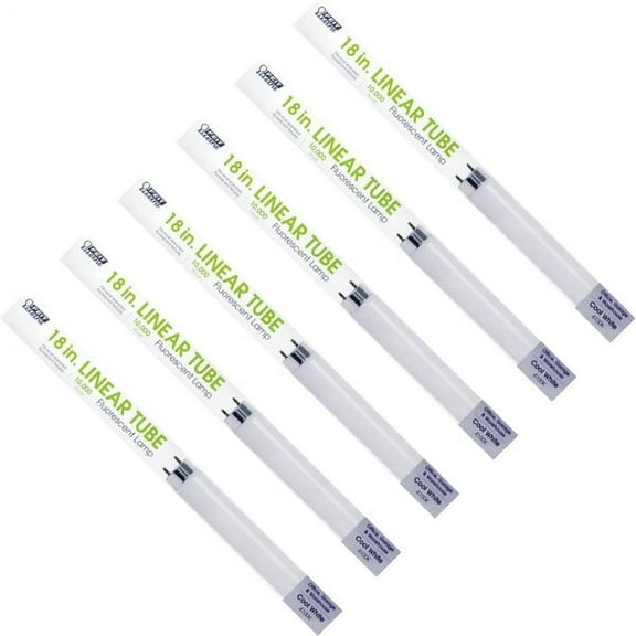 Case of 24 - Feit Electric 18" Linear Tube 15W Fluorescent Lamp T8 Light Bulb - Cool White (F15T8/CW)