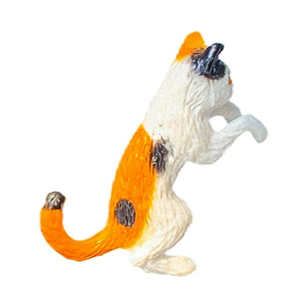 Colgante de acuario, adorno de gato, material de resina, maceta para decoración interior de coche Estilo A