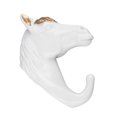 thumbnail image 1 of Gancho De Pared De Forma Animal Hanger Montada En Resina Para La Llave De Toalla De Abrigo, Decorativo Sin Gancho Colgante De Taladro Con Cuernos Extraíbles,, 1 of 7