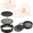thumbnail image 5 of 3Pack Sifting Pan Outdoor Gold Panning Soil Sifter Garden Sieve Mesh Garden Mini Sifting Pan Soil Sand Sieve for Outdoor, 5 of 6