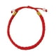 thumbnail image 1 of 12 pulseras de hilo rojo hechas a mano para mujer, con dijes trenzados, ajustables, para parejas (rojas), 1 of 5