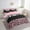 Pink, variant on Erosebridal Zebra Leopard Print Bedding King Size, Rectangle Geometric Bed in a Bag King size, Animal Decorative, Reversible
