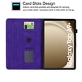 thumbnail image 2 of GSFY Case Compatible with Samsung Galaxy Tab A9 Plus/A9+ 5G 11 inch 2023 (SM-X210/X216/X218), Smart Premium PU Leather Wallet Stand Protective Shell with Stylus Holder Auto Sleep Wake, Purple, 2 of 7