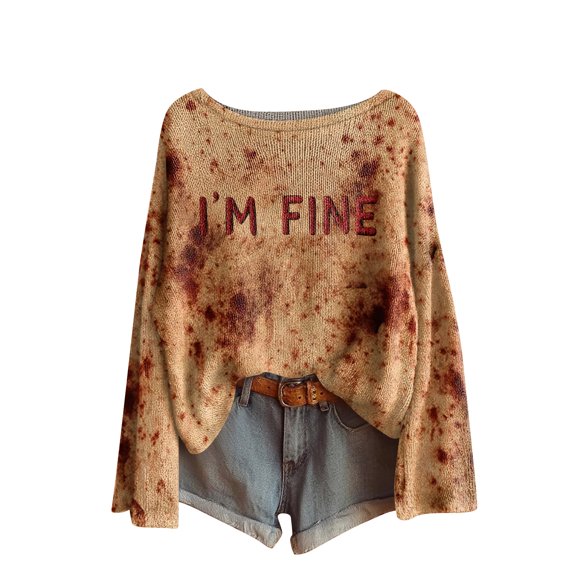 WTOBBY Women's Christmas Themed Print Cardigan, Long Sleeve Jacket with Snowman and Snowflake Design, Ideal for Seasonal Parties and Daily Wear,Beige L