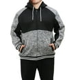 thumbnail image 1 of MEN'S JACKET WITH HOOD, NEOPRENE YOKE AND SHERPA LINING. FULL ZIP, PLUSH, WARM AND COZY., 1 of 2