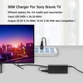 thumbnail image 2 of Adaptador de cable de alimentación 19,5 V 4,7 A 90 W para TV LCD Sony Bravia, 2 of 7