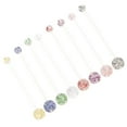 thumbnail image 1 of Tachiuwa 8 Pieces Acrylic Belly Button s-Extra Long Navel Barbell Piercing, 1 of 9