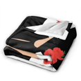 thumbnail image 3 of Soft Throw-Blankets Bedroom Decor Ultimate Ultra Soft Micro Fleece Blanket Couch 50X40inches, 3 of 5