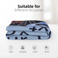 thumbnail image 5 of Custom Ocean Shark Fish Blanket, Soft Cozy Underwater Animal Shark Personalized Blankets and Throws for Bed Couch, Shark Gifts for Girls Kids Teen 40X50 Inches, 5 of 6