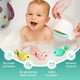 thumbnail image 5 of Juego de juguetes de baño para bebé | Ranas flotantes con mecanismo de relojería, juguetes acuáticos para niños de 6 a 36 meses | Plástico ABS seguro, no requiere pilas | Regalo divertido para la pi, 5 of 5