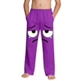 thumbnail image 2 of Kids Unisex Joggers Tearful Eyes Cartoon Print Soft Cotton Sweatpants Elastic Waist Trousers for Casual Play, 4-13Y, 2 of 9