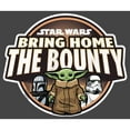 thumbnail image 2 of Boy's Star Wars: The Mandalorian Grogu Bounty  Graphic Tee Charcoal Small, 2 of 4