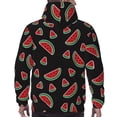 thumbnail image 7 of Rateoe Watermelon Pattern Mens Hoodie, Pullover Hooded Sweatshirt, Kangaroo Pocket Hoodie Ideal for Daily Wear, Travel and Home-Small, 7 of 7