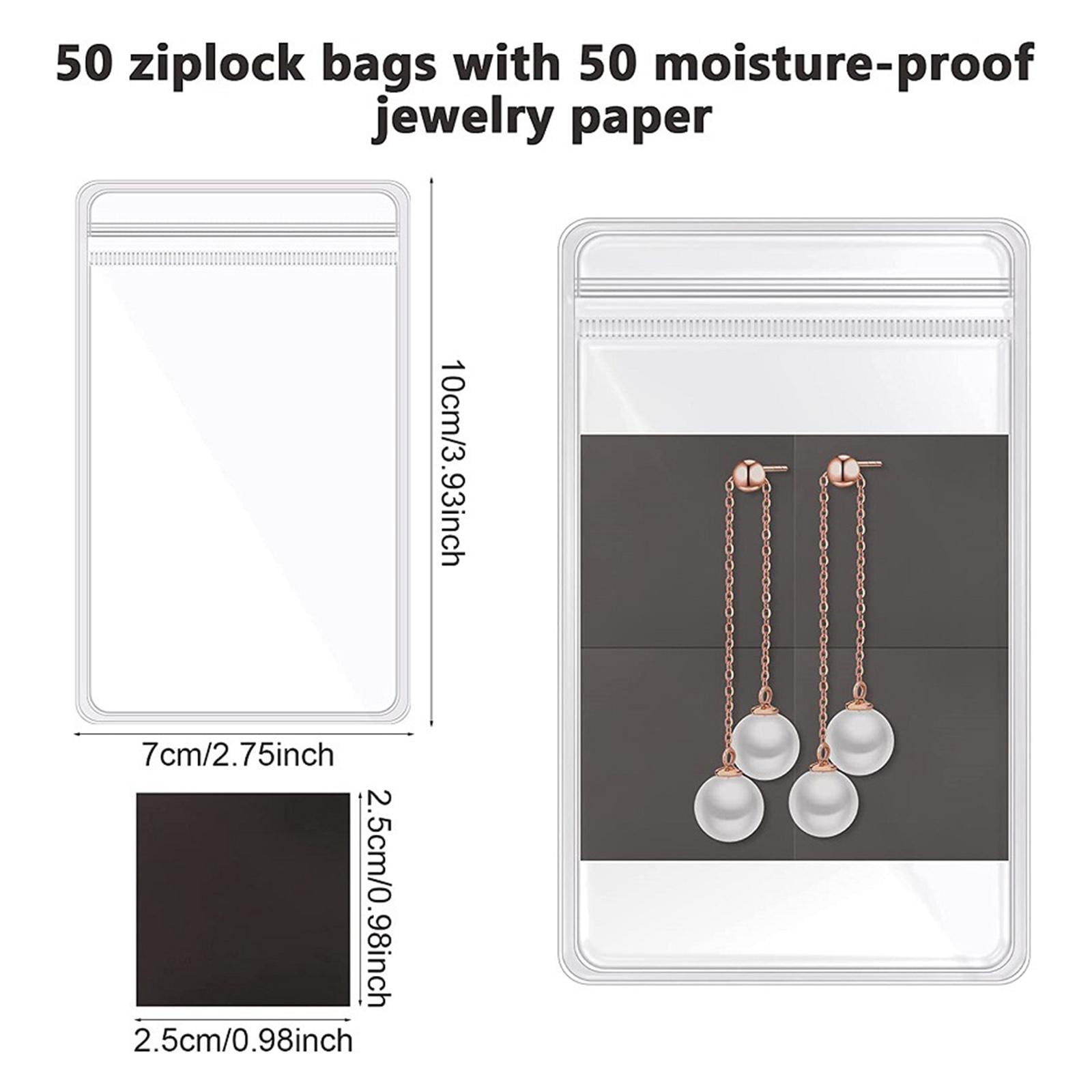 Anti Tarnish Earring Pouches Wholesale Set With Self Bags For