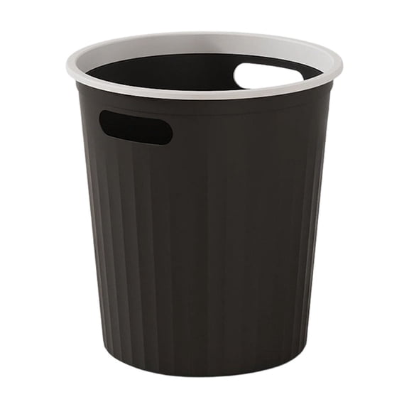 Large Capacity Household Garbage Can, Plastic Wastepaper Basket for Bathroom Kitchen Living Room Bedroom Home Trash Disposal Organizer