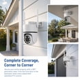 thumbnail image 3 of Outdoor Security Camera, 3MP Wi-Fi 6 Pan-Tilt, IP65 Weatherproof, 20m IR Night Vision & 2-Way Audio, 3 of 11