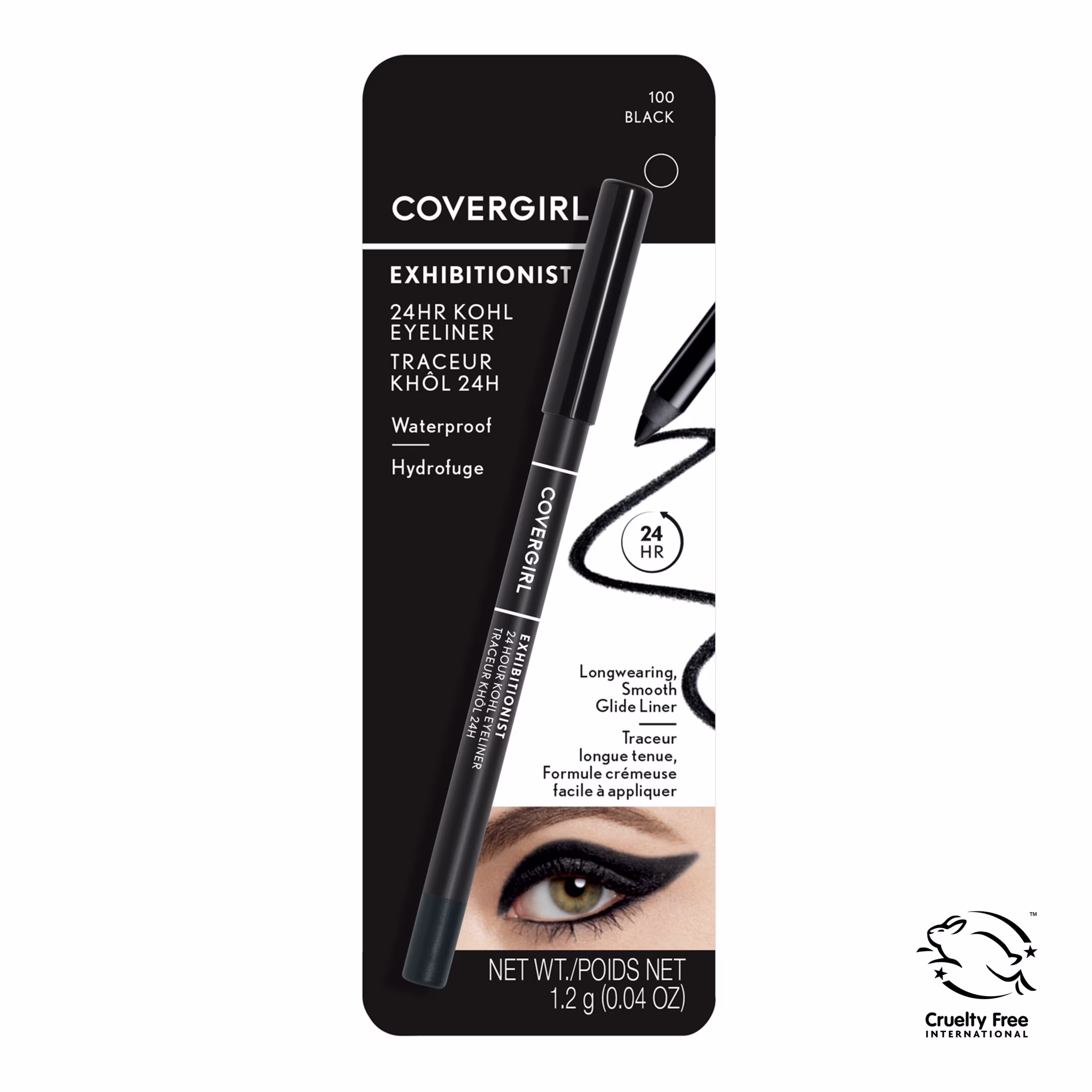COVERGIRL Exhibitionist 24-Hour Kohl Eyeliner, Black