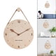 thumbnail image 3 of Reloj de pared de madera de 12 pulgadas, silencioso, decorativo, sin tictac. Estilo 1, 3 of 7