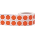 thumbnail image 3 of Hot Orange Circle Dot Stickers | 0.5" Inch Round | 1000 Pack, 3 of 3
