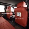 thumbnail image 4 of Coverdream Custom Fit Tundra Car Seat Covers for Toyota Tundra CrewMax 2014 2015 2016 2017 2018 2019 2020 2021 - Faux Leather (Black,Full Set), 4 of 8